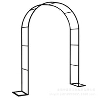 Garden Arch Trellis for Climbing Plants, Rose Arbor Support, Outdoor Metal Pergola