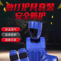 Boxing MMA Muay Thai Protective Gear Set for Kids & Adults - Chest Guard, Headgear, Shin Guards, Groin Protector