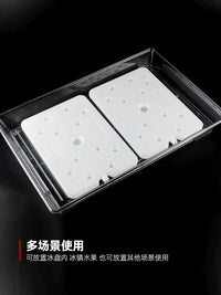 Reusable Large Commercial Ice Box for Fruit Preservation, Water Injection Freezing Ice Pack, Ice Tray, Ice Block, Ice Plate for Stalls