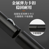 Galvanized Iron Tent Poles for Outdoor Camping Canopy, 2.4m Thickened Foldable Support Rods