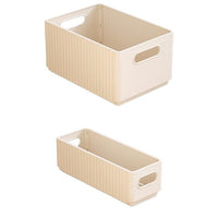 Foldable Desktop Storage Box for Snacks, Toys, and Sundries - Thickened Plastic Drawer Organizer Basket