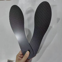 3K Carbon Fiber Sheet for Shoe Insoles, CNC Machined, Glossy/Matte Twill Finish