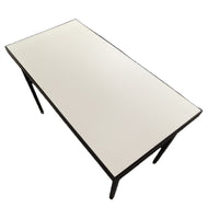 Folding Conference Table with Moisture-Proof Finish and Painted Steel Frame