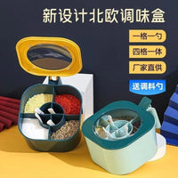 Multi-functional Kitchen Seasoning Box Set Household Divided Spice Container Integrated Kitchen Supplies