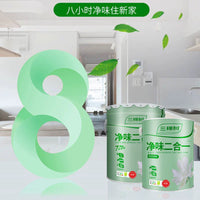 Three Trees Odorless 2-in-1 Interior Emulsion Paint for Walls, White Household Paint