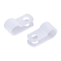 R-Type Nylon Cable Clamps U-Shaped Wire Clips for Cable Management