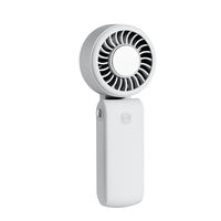 Portable USB Rechargeable Handheld Cooling Fan with Digital Display