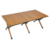 Portable Aluminum Alloy Folding Camping Table with Storage Bag, Lightweight Outdoor Picnic Desk