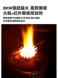 Fire Wheel Portable Outdoor Wood Burning Stove for Camping and Picnics