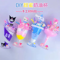 DIY Cream Glue Ice Cream Cup Craft Kit for Kids