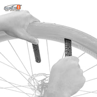 BIKE HAND TB-TL21 Bicycle Tire Levers, Stainless Steel Core, Long, Set of 2
