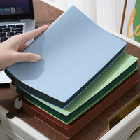 2025 Soft Leatherette Litchi Grain Notebook for Business Meetings and Notes