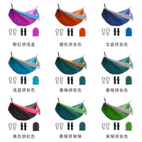 Nylon Hammock 200kg Capacity Outdoor Swing for Camping and Backpacking