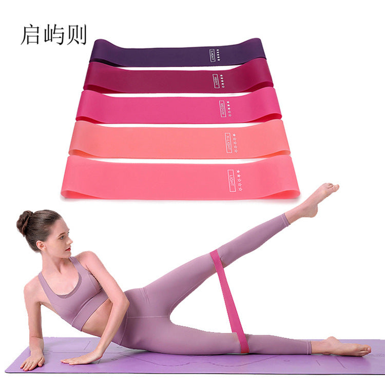 Portable Resistance Bands Set for Squats, Glute Activation, Yoga, and Fitness Training