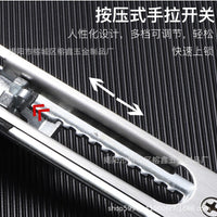 Rongxin Stainless Steel Heavy-Duty Door Bolt with Gear, Concealed Floor Bolt for Double Doors and Security Doors