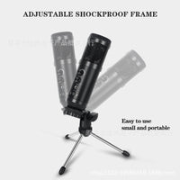 USB Condenser Microphone for Live Streaming, Gaming, and Recording with Reverb and Monitoring