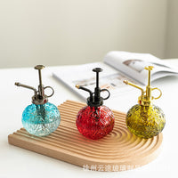 Vintage Glass Plant Mister with Pump Top for Indoor Gardening and Decoration