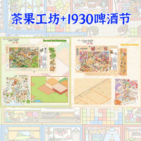 3D Layered Miniature Scene Stickers for DIY Crafting and Stress Relief