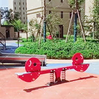 Outdoor Playground Cube Slide Climbing Wall Kids Turntable Seesaw Stainless Steel Translucent Slide