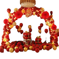 Wedding Balloon Arch Kit with Water-Fillable Base, Rainbow Gate Heavy-Duty Arch Base Balloon Set