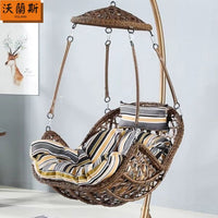 Balcony Rocking Chair for Home Living Room, Small Apartment, Nap, Garden Leisure Hanging Basket Swing