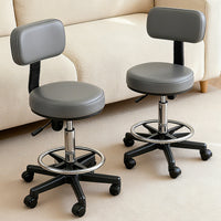 Ergonomic Swivel Office Chair with Footrest and Shaped Sponge Cushion for Study, Office, and Lab