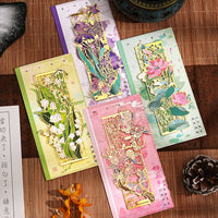 Hana Chisho Hollow Metal Bookmark, Elegant Floral Design, Gift for Teachers and Book Lovers