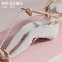 Resistance Band Set with Pilates Bar for Back and Shoulder Training