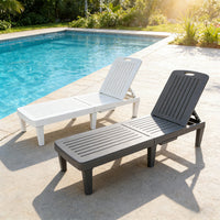 Outdoor Folding Recliner for Patio, Pool, and Beach