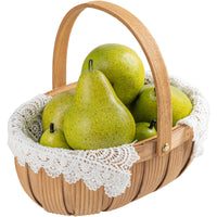 Realistic Weighted Artificial Pear for Food Photography & Decor