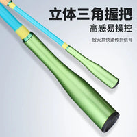 Lure Macaron Carbon Fiber Telescopic Fishing Rod with Baitcasting Reel Set