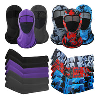 UV Protection Breathable Mesh Hood and Arm Sleeves Set for Outdoor Activities
