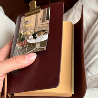 A7 Vintage Cowhide Loose-Leaf Journal Notebook with Detachable Pages
