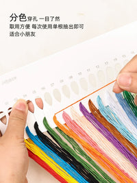 Kids' Educational Embroidery Kit with Sewing Buttons - Beginner-Friendly Stitching Craft Set