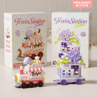 Mekensm K554-K559 Dream Travel Express Food Truck Building Blocks Set for Kids