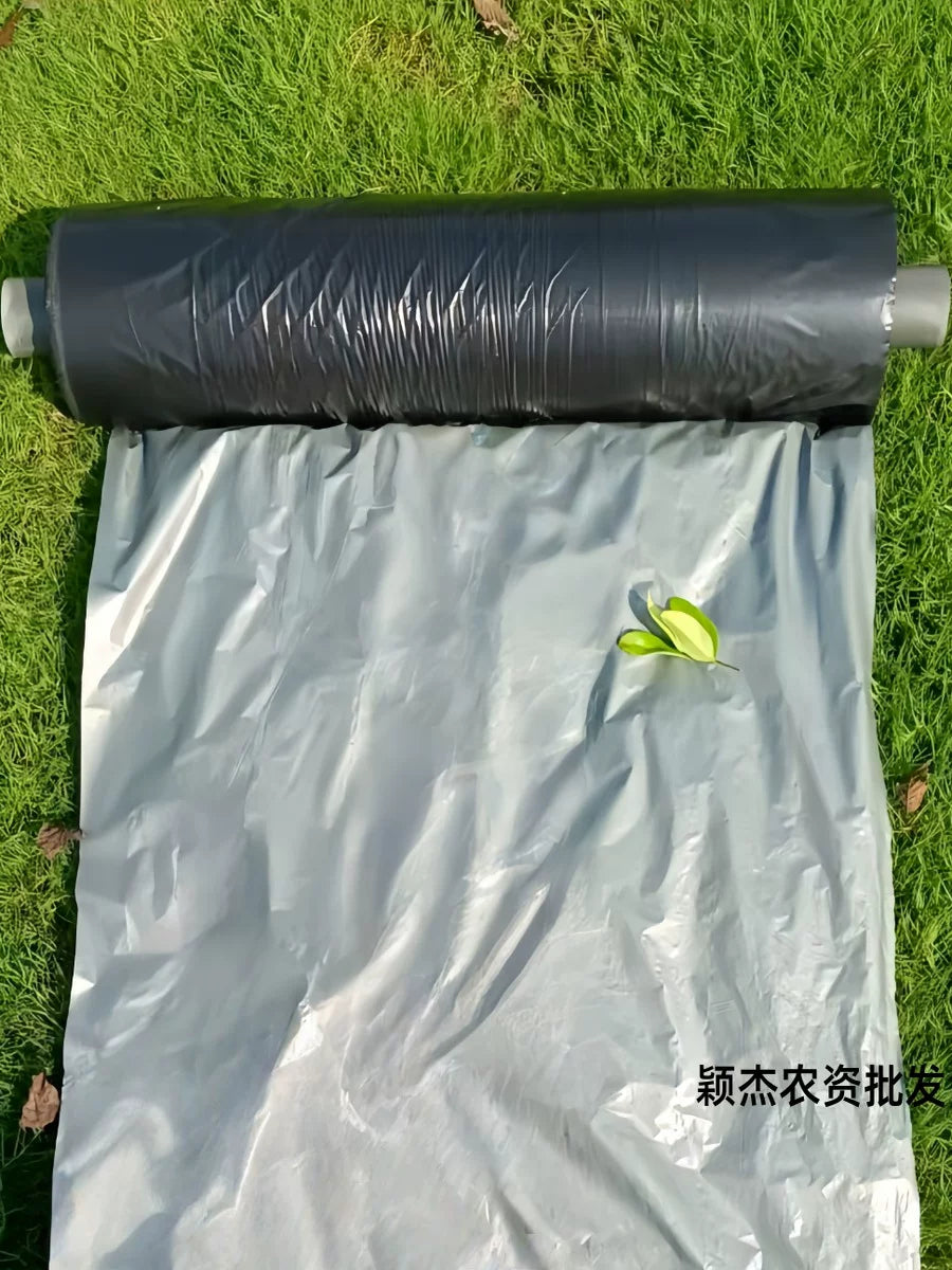 Black and Silver Agricultural Mulch Film for Weed Control, Insulation, and Moisture Retention