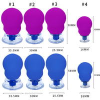 Magnetic Cupping Therapy Set with Silicone Needles for Facial Gua Sha and Massage