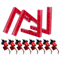 Aluminum Alloy Woodworking 90 Degree Positioning Clamp Set