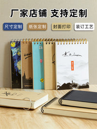 A5 Sketchbook for Kids and Art Students, Portable Mini Sketch Pad with Thick Blank Pages, Hardcover Spiral Bound