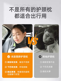 Car Seat Headrest Pillow for Travel, Adjustable Neck Support Cushion for Napping in Car, Train, or Plane