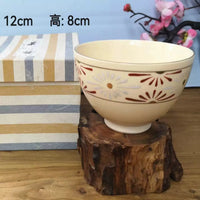 Japanese Matcha Tea Bowl Wabi-Sabi Style Ceramic for Whisking and Serving
