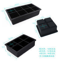 Food-Grade Silicone Ice Cube Tray Set - Honeycomb, Square, and Round Molds