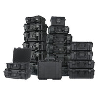 Portable IP67 Waterproof Hard Case with Foam Insert, PP Plastic Protective Tool Storage Box