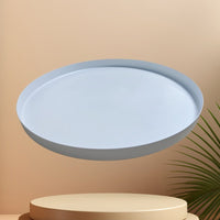 Nordic Stainless Steel Round Storage Tray for Jewelry and Cosmetics