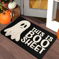 Halloween Diatomaceous Earth Absorbent Non-Slip Bath Mat for Bathroom Entryway
