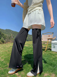 Ice Silk UV Protection Leg Sleeves for Cycling and Outdoor Activities