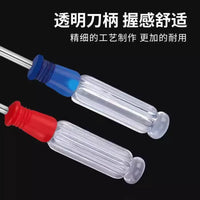 Multifunctional Crystal Handle Screwdriver Set with Magnetic Slotted and Phillips Bits