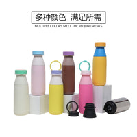 Dopamine Dual-Drink Stainless Steel Milk Bottle Insulated Water Bottle for Students and Outdoor Sports