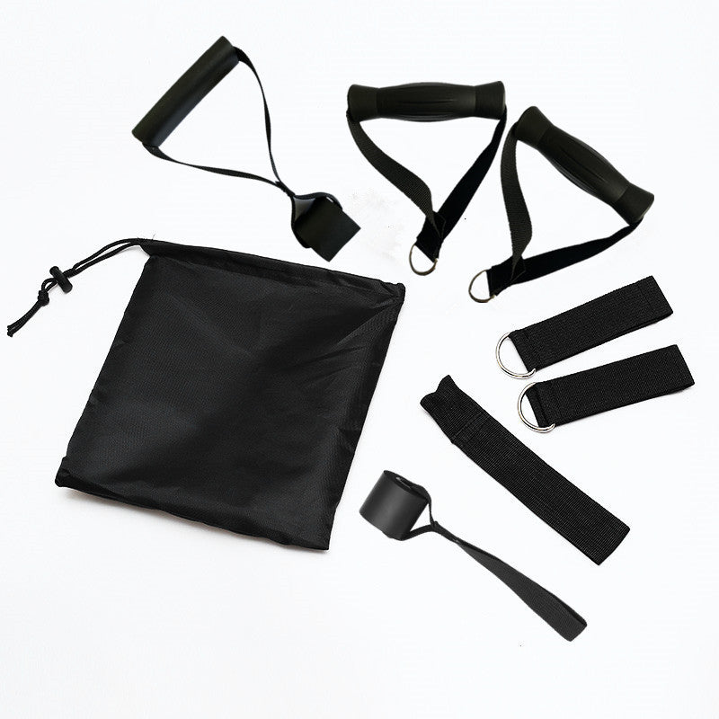 Resistance Band Accessory Kit with Handles, Ankle Straps, and Door Anchors