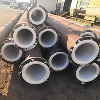 PTFE Lined Chemical Resistant Pipe for Acid/Alkali Media and Wastewater Treatment